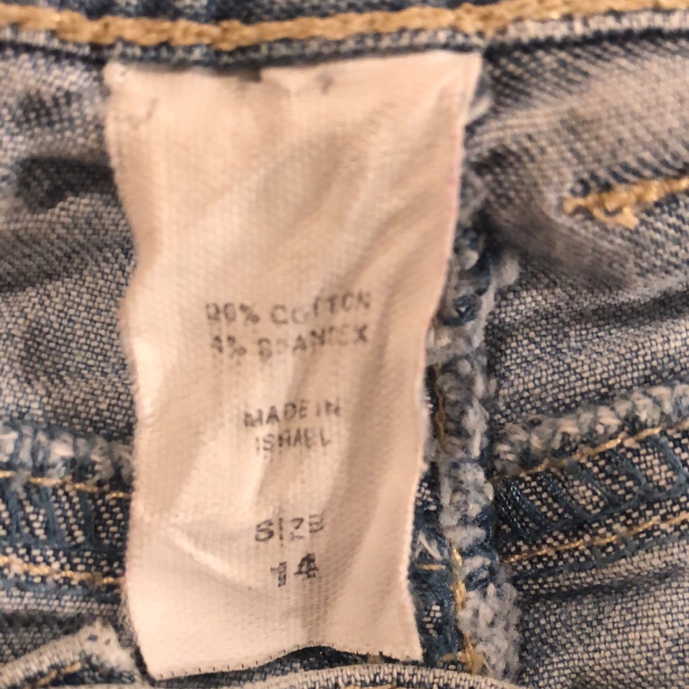 Gloria Vanderbilt Demin Jean Shorts size 14 - Picture 6 of 16